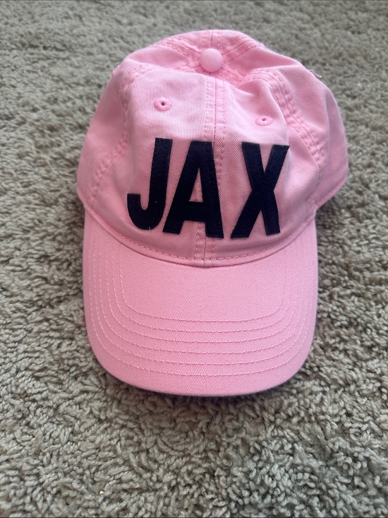 Accessories - Pink Baseball Cap with Bold 'JAX, Jacksonville Embroidery